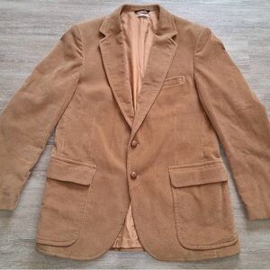 Vintage Concord Corduroy Blazer Brown Made for Kistler Collister Albuquerque